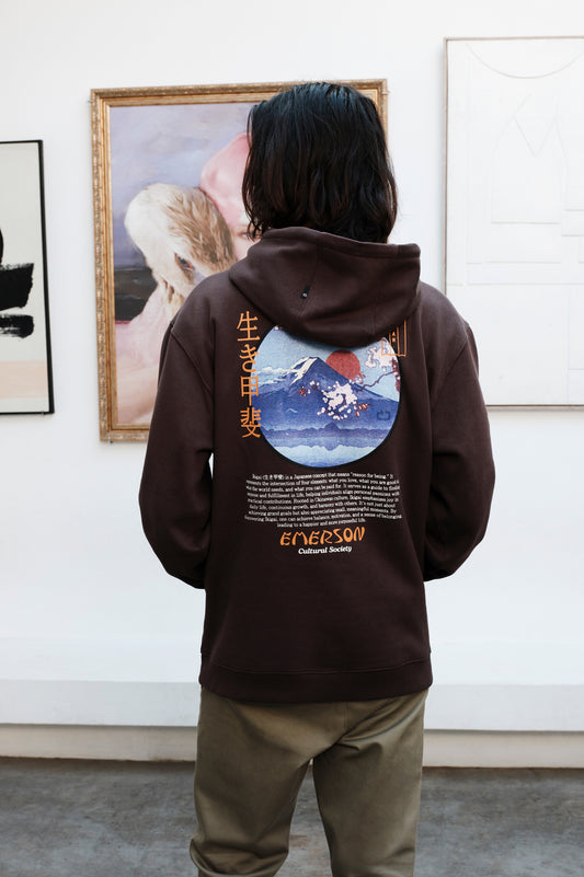 Φούτερ Κουκούλα Emerson Καφέ