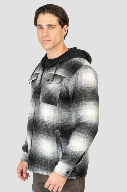 Overshirt Rebase 252RGS-5104 Black-White