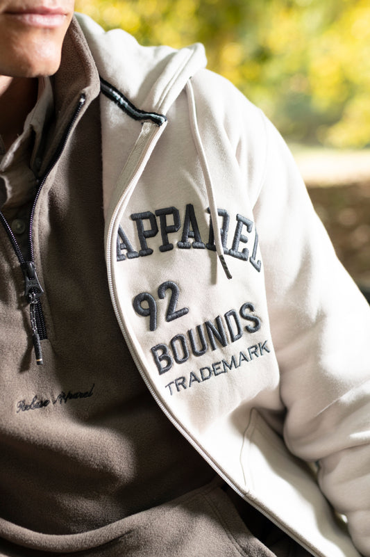 Ζακέτα Φούτερ Rebase | Εκρού