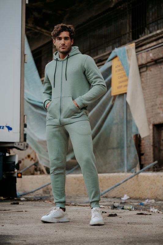 Ζακέτα Φούτερ Κουκούλα Clever Μέντα