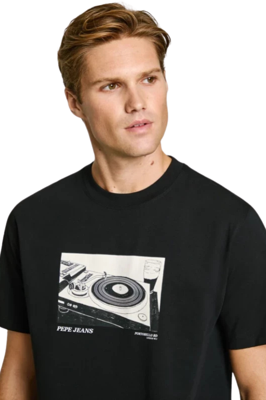 T-Shirt Pepe Jeans | Μαύρο