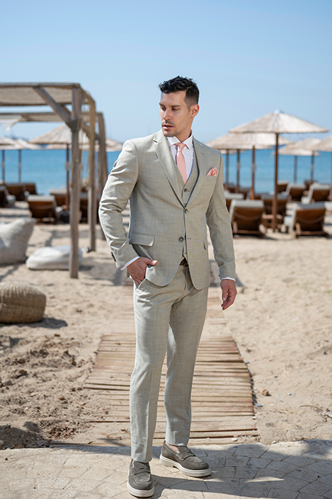 Κοστούμι Artisti Italiani | Light Beige